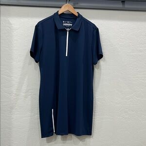 Navy Zip-Front Golf or Leisure Dress